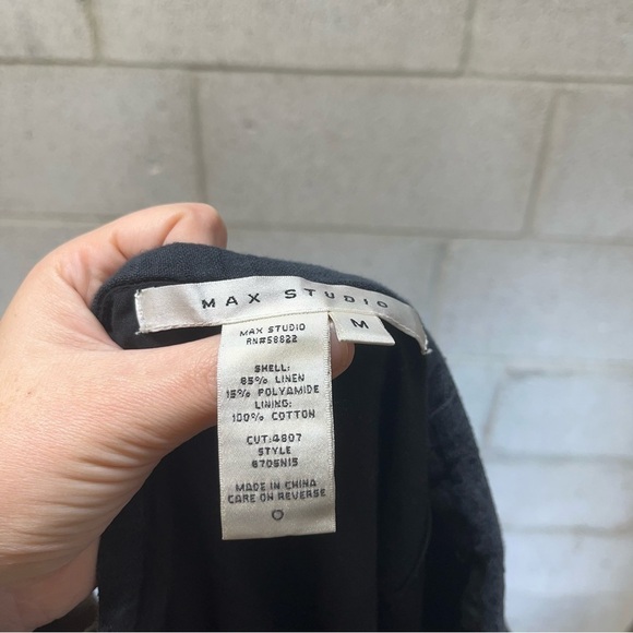 Vintage Max Studio Linen Blend Skirt - Picture 6 of 6